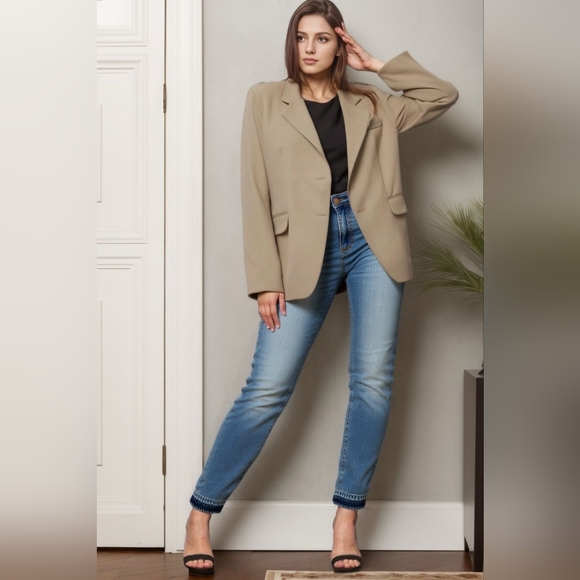 Judy Blue Denim - Judy Blue MR Rigid Magic Released Hem Boyfriend Jeans Slim Straight Various NEW